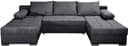 COLLECTION AB Wohnlandschaft Josy U-Form | Schwarz 2