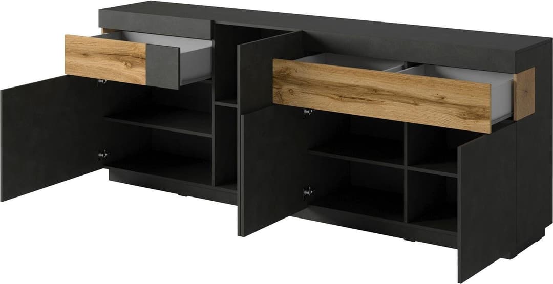 OTTO home Sideboard SILKE | Grau