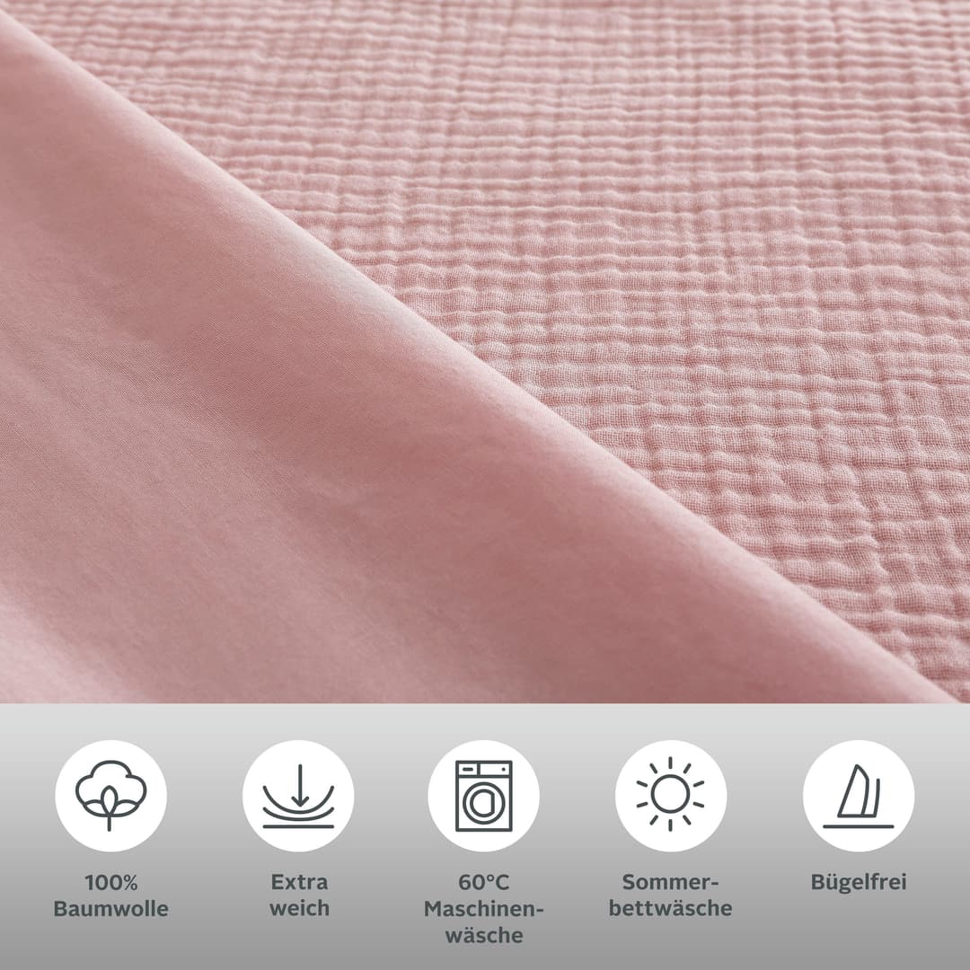 OTTO home Wendebettwäsche Sari3 | Rosa