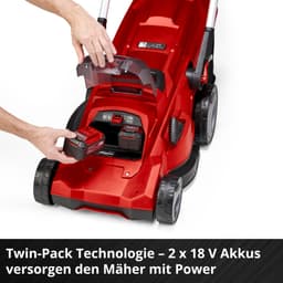 Einhell Akku-Rasenmäher RASARRO 36/42 | Rot