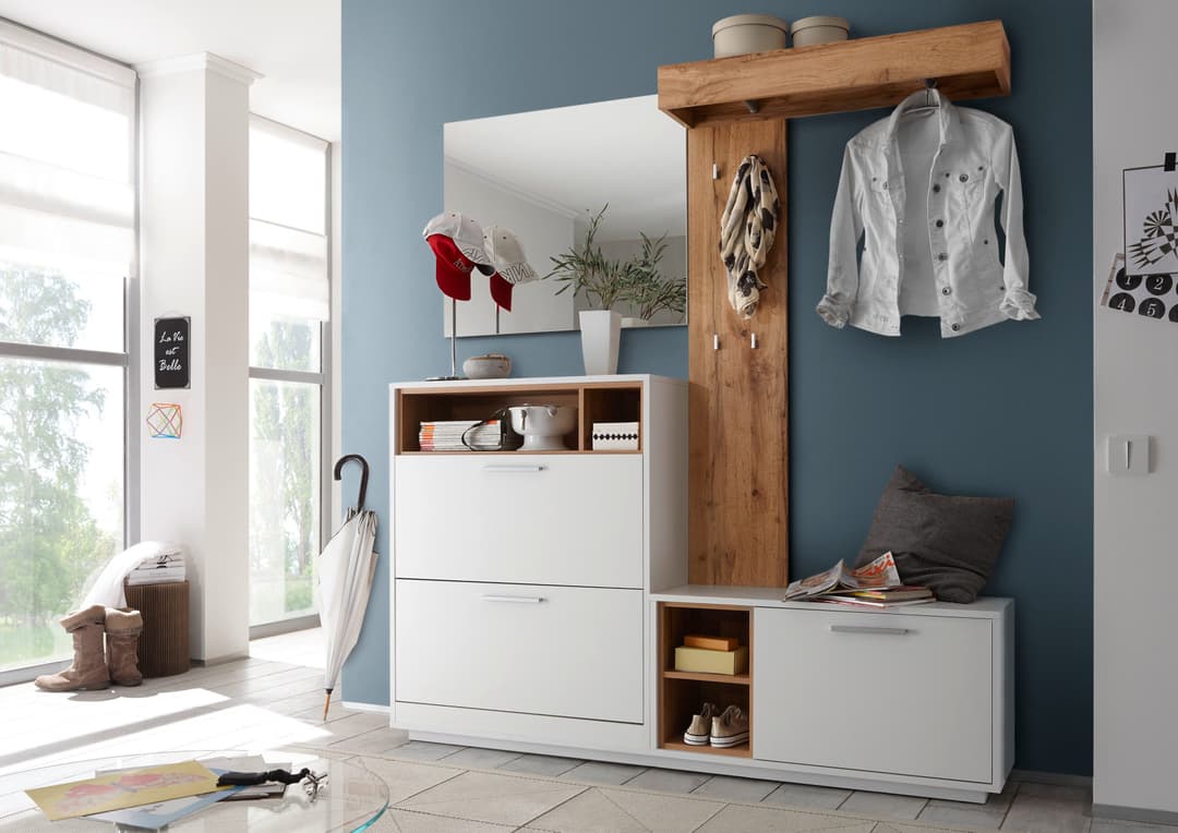 HBZ Kompaktgarderobe Milano | Weiß