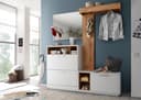 HBZ Kompaktgarderobe Milano | Weiß