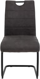 HELIA FLORA Freischwinger Stuhl (4er Set) | Grau 2