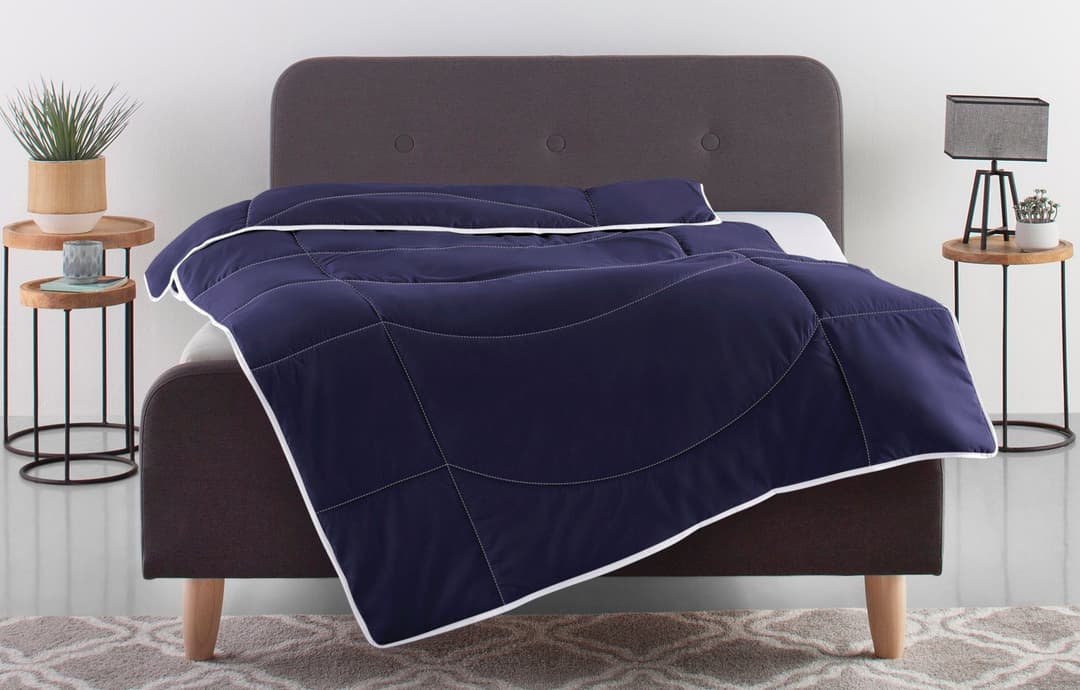 OTTO home Microfaserbettdecke Microlux | Blau