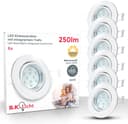 B.K.Licht LED Einbauleuchte 6er Set | Weiß