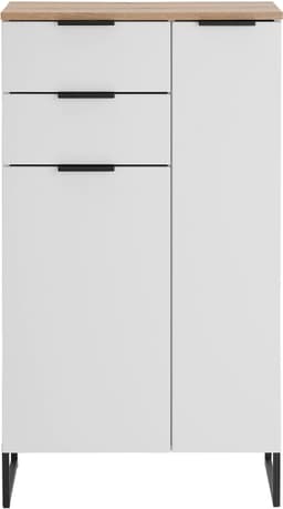 BASIC by Balculina Midischrank Denver | Weiß