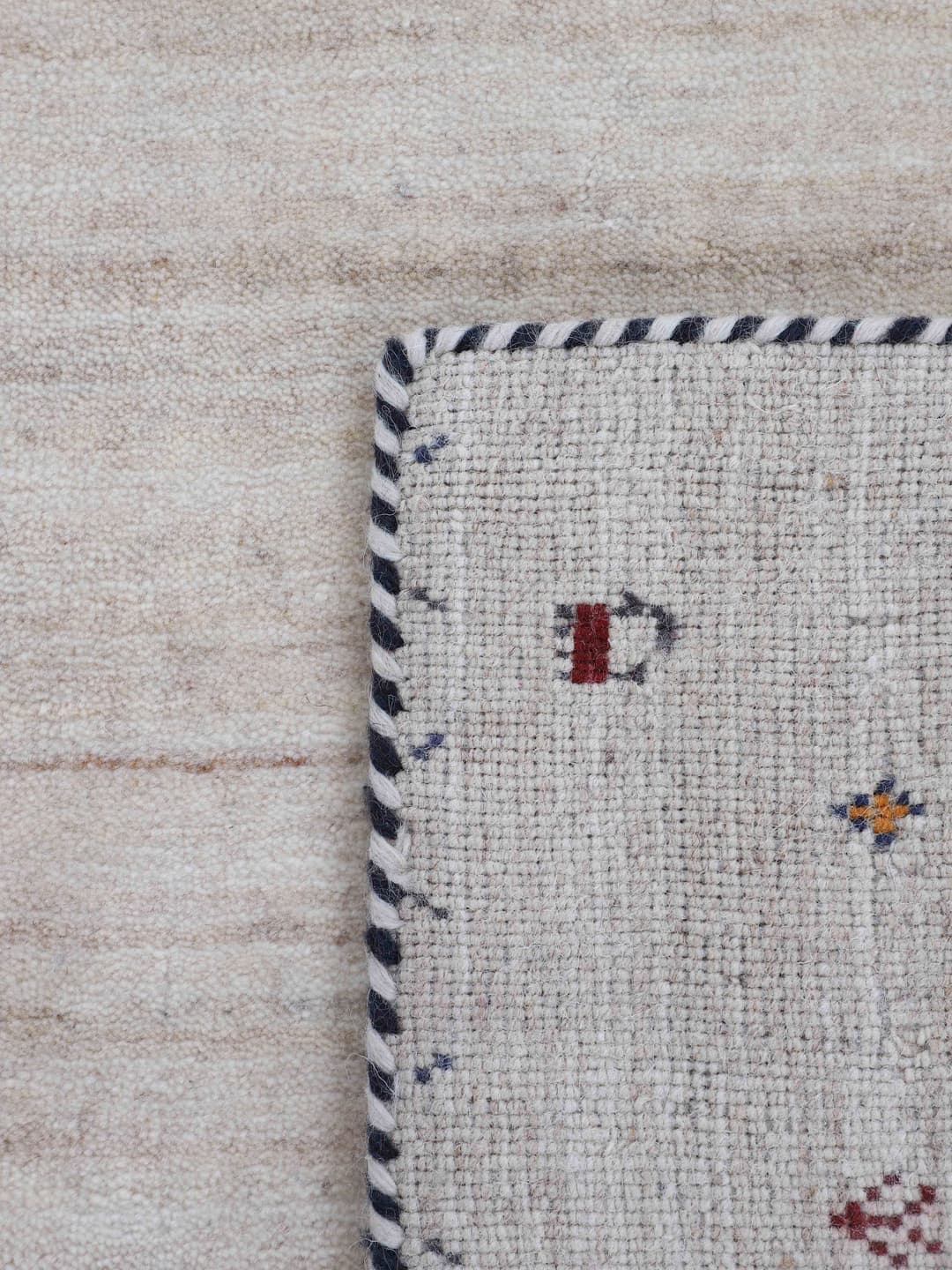 Carpetfine Gabbeh Nura Wollteppich | Beige