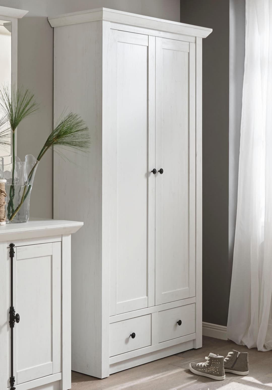 Home affaire Garderobenschrank Höhe ca. 206 cm | Weiß