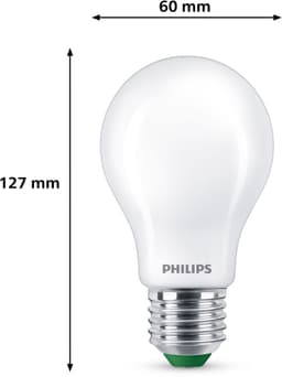 Philips LED-Leuchtmittel UltraEfficient 60W 2700K | Weiß