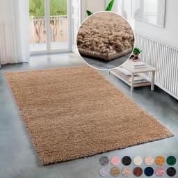 Bruno Banani Shaggy Soft Hochflor-Teppich | Braun