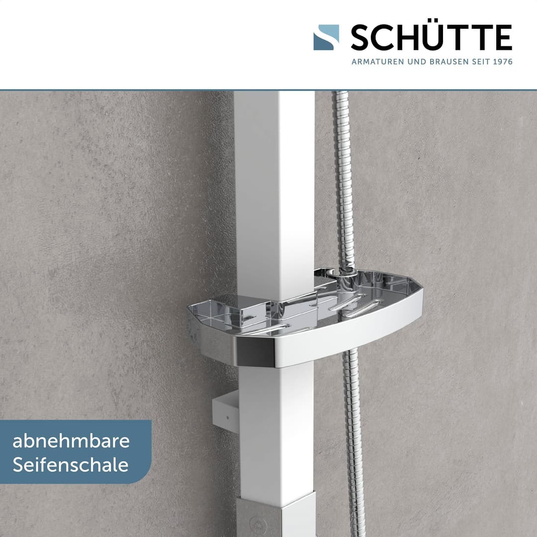 Schütte Brausegarnitur MADAGASKAR | Weiß