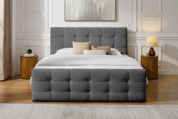 OTTO home Boxbett Lilienne | Grau