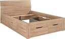rauch Bett Einzelbett Doppelbett Stauraum FLEXX | Holztöne