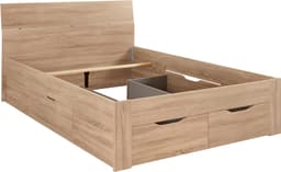 rauch Bett Einzelbett Doppelbett Stauraum FLEXX | Holztöne