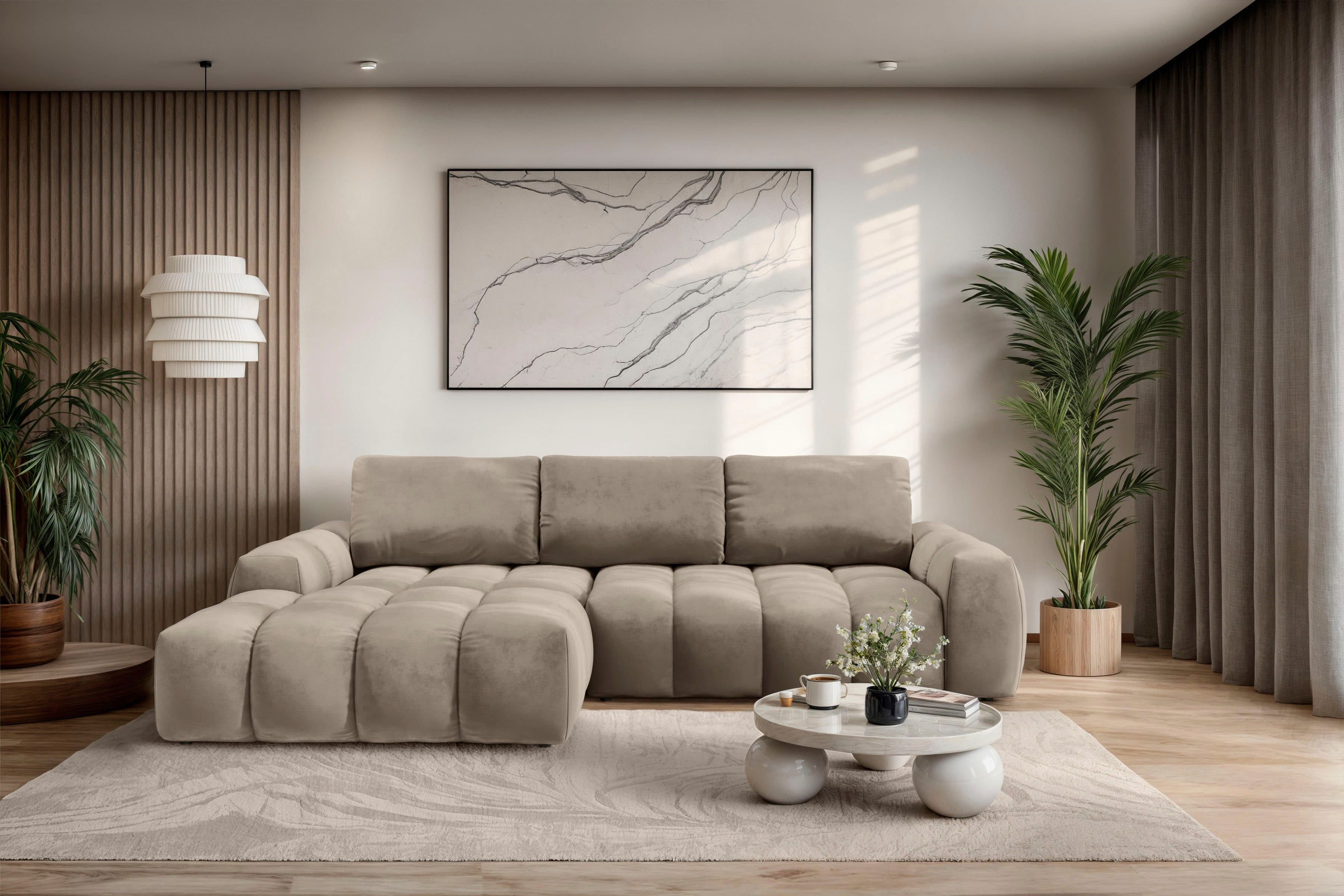 OTTO home Ecksofa AZITA L-Form, 270 cm | Beige