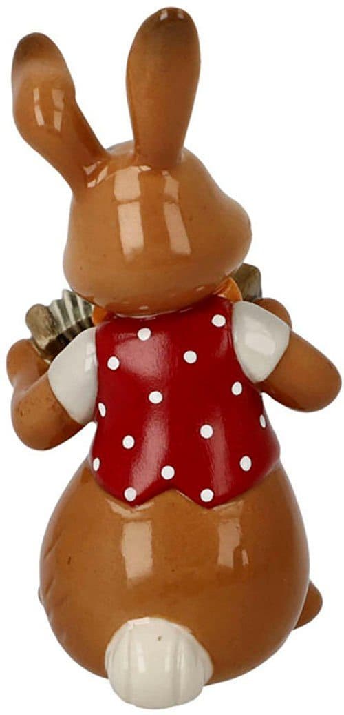 Goebel Osterhase Figur Hase - Frecher Musikant | Mehrfarbig