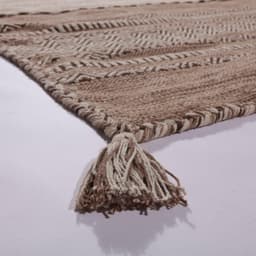 Paco Home Teppich Kilim 217 | Beige