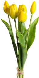 Kunstblume Tulpenbündel Holland real Touch Tulpe | Gelb