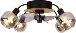näve Fumoso Deckenventilator | Schwarz
