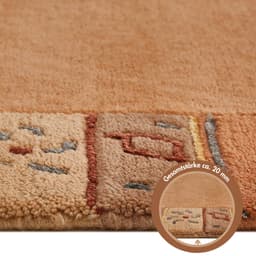 LUXOR living Wollteppich India | Orange
