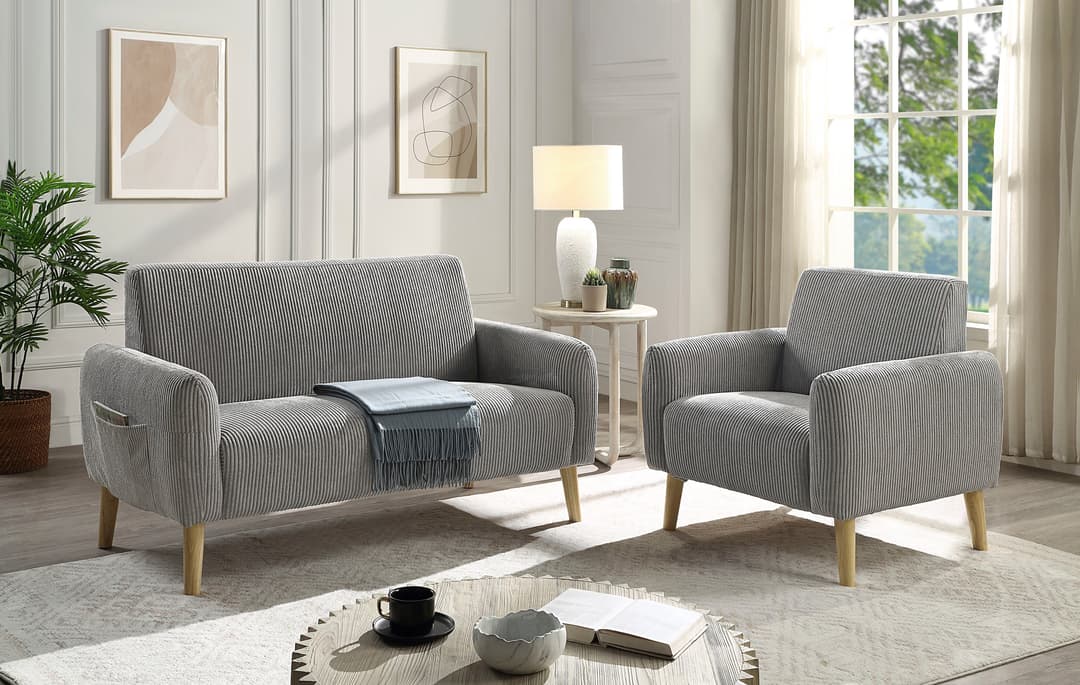 ATLANTIC home collection Sessel Moby | Grau