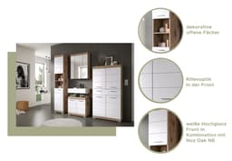 welltime Waschbeckenunterschrank SIENA | Mehrfarbig
