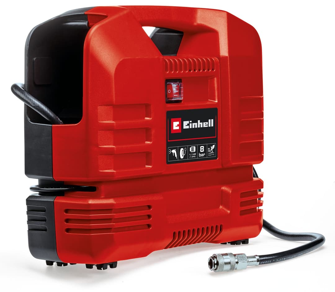 Einhell Koffer-Kompressor TC-AC 190 OF Set | Rot