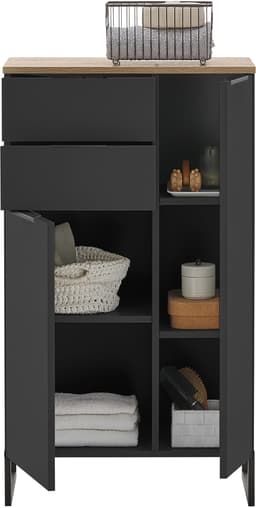 BASIC by Balculina Midischrank Denver | Schwarz