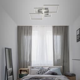 Briloner Leuchten LED Deckenleuchte FRAME | Silber