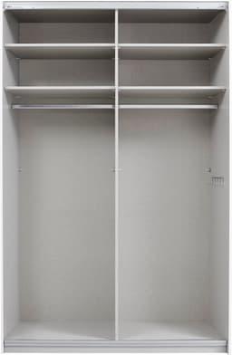rauch Schwebetürenschrank Quadra | Weiß