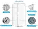 welltime Runddusche Trento | Silber 4