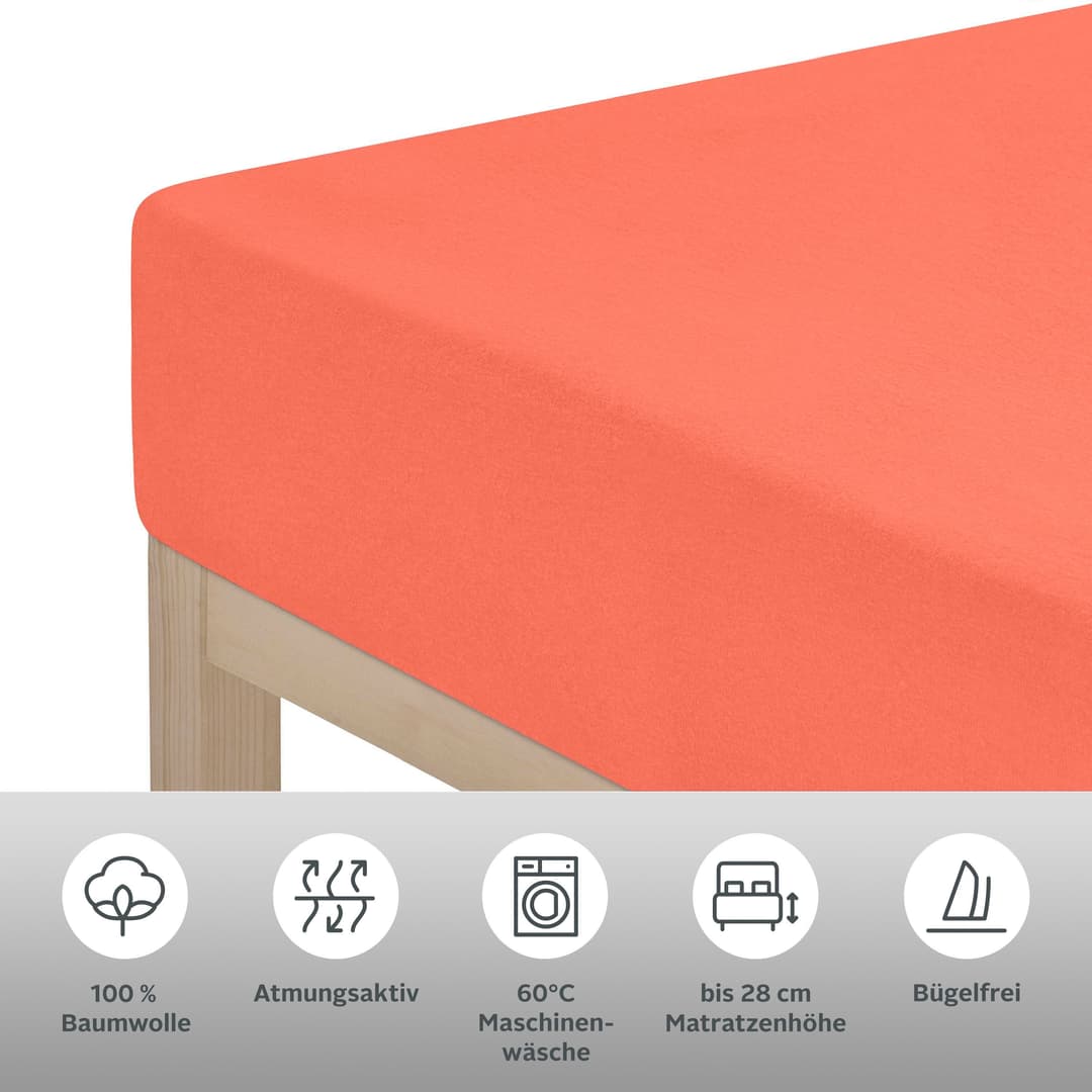 OTTO home Spannbettlaken | Orange