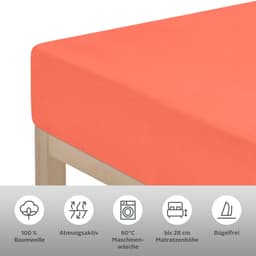 OTTO home Spannbettlaken | Orange