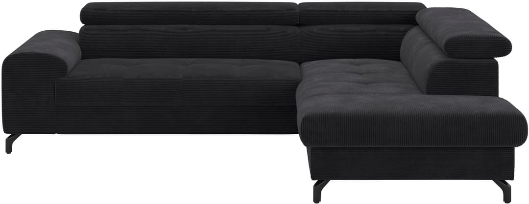 COTTA Ecksofa Aura L-Form | Grau