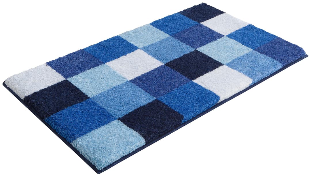 Grund Badematte Mosaik | Blau