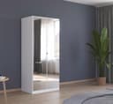 rauch Drehtürenschrank Reflect | Weiß 3