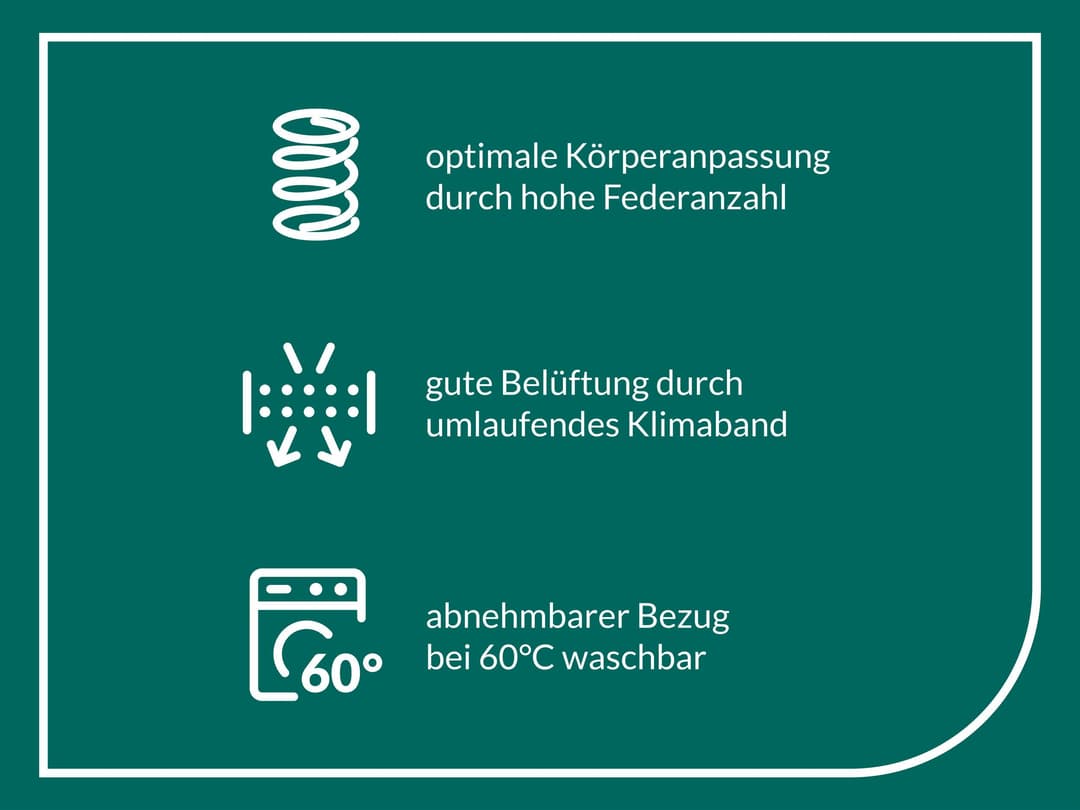 fan ProVita First Class T Taschenfederkernmatratze | Weiß