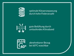 fan ProVita First Class T Taschenfederkernmatratze | Weiß