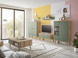 Home affaire Highboard MAVAS | Holztöne