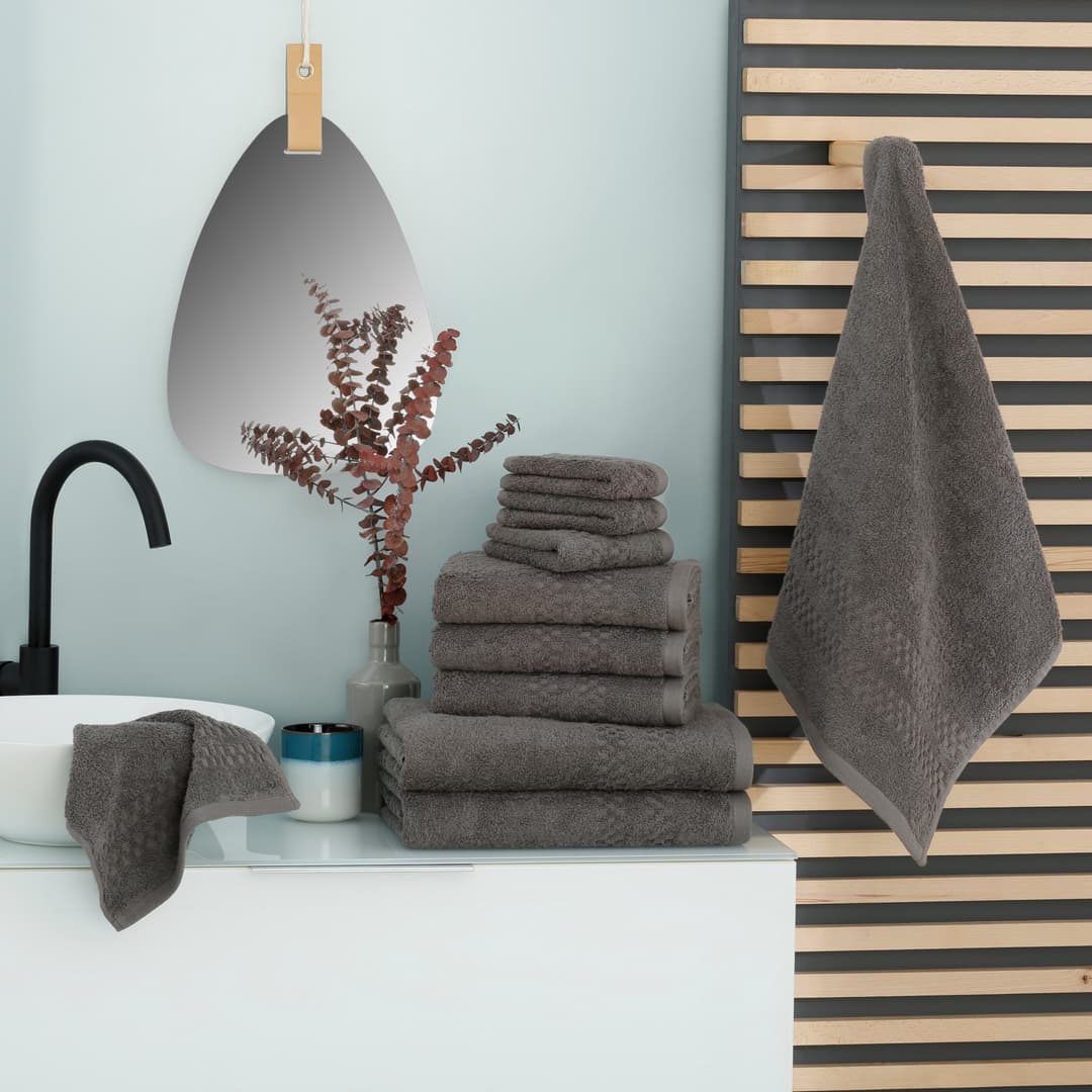 OTTO home Handtuch Set Regona | Grau
