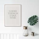Reinders! Bild mit Rahmen Take Your Time | Beige