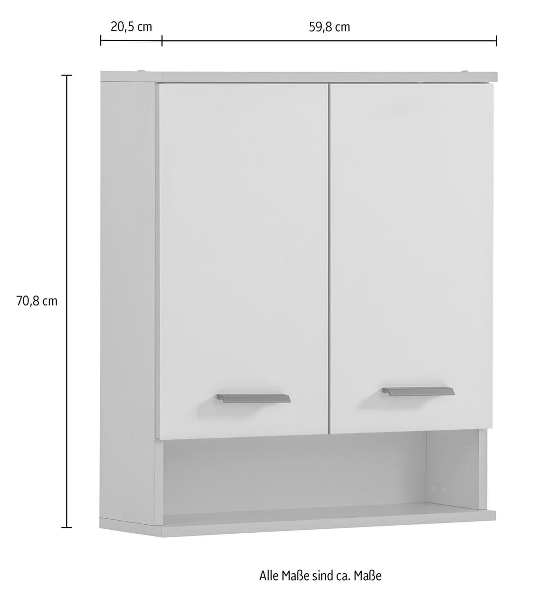 welltime Hängeschrank Palermo | Holztöne