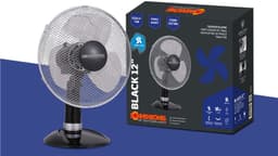 Sonnenkönig Tischventilator Black 12 | Schwarz
