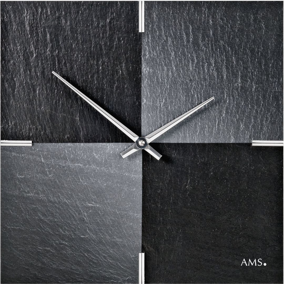 AMS Wanduhr W9520 | Schwarz