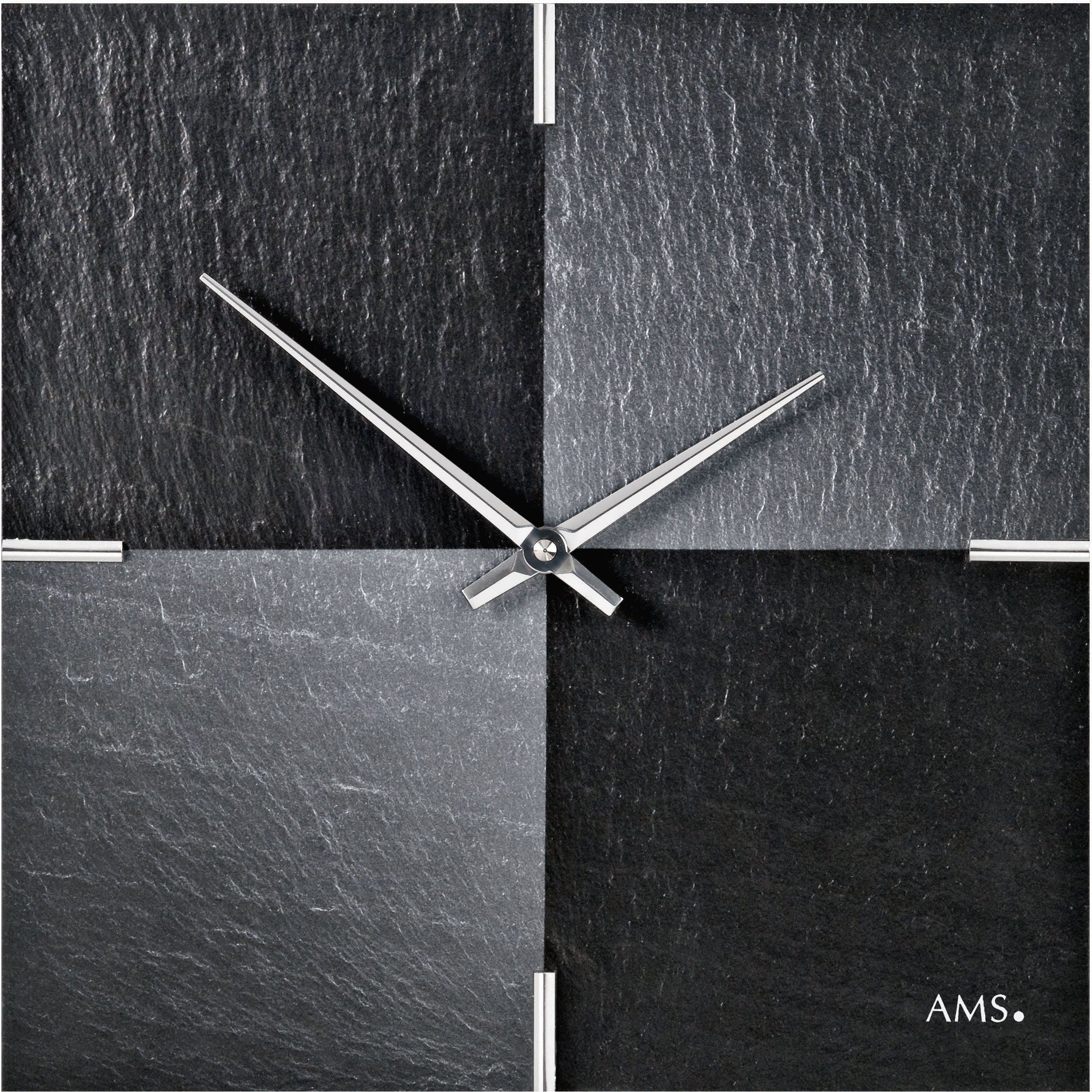 AMS Wanduhr W9520 | Schwarz