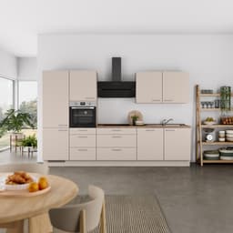 nobilia® Küchenzeile Laser II | Beige