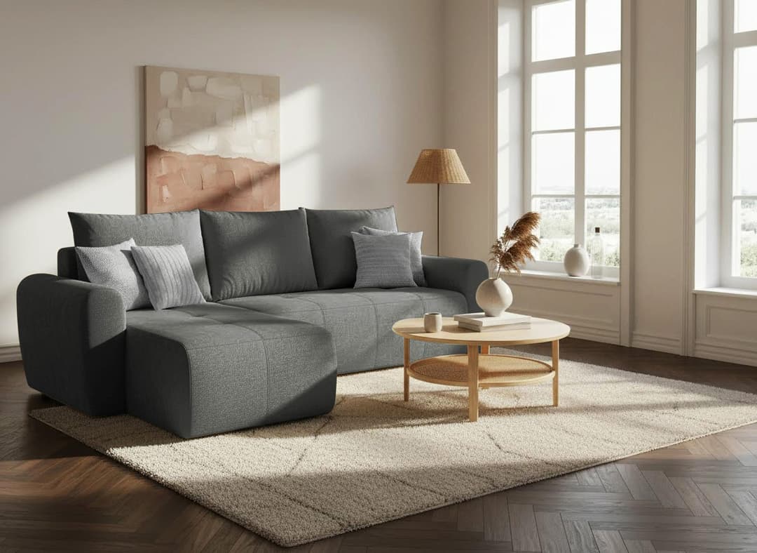 Home affaire Ecksofa Nortrud-Chester | Grau