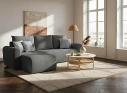 Home affaire Ecksofa Nortrud-Chester | Grau