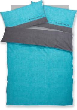 TOM TAILOR HOME Henry Bettwäsche-Set | Türkis
