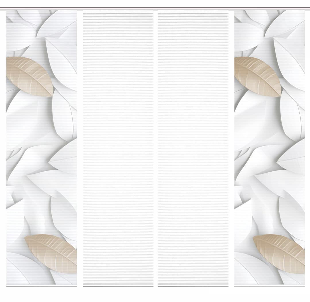 HOME in green Schiebegardine LISON | Beige